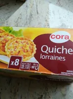8 mini quiches Lorraine à la crème fraîche, 8x100g