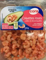 Crevettes roses cuites & décortiquées