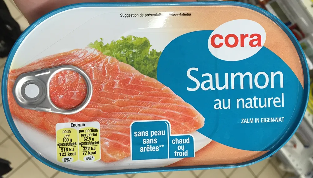 Saumon au naturel