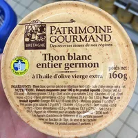Thon blanc entier germon à l'huile d'olive vierge extra