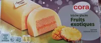 Bûche glacée fruits exotiques