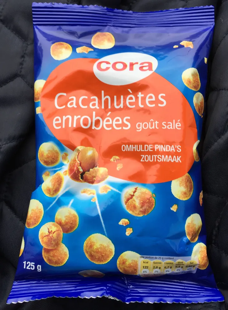 Cacahuètes enrobées goût salées