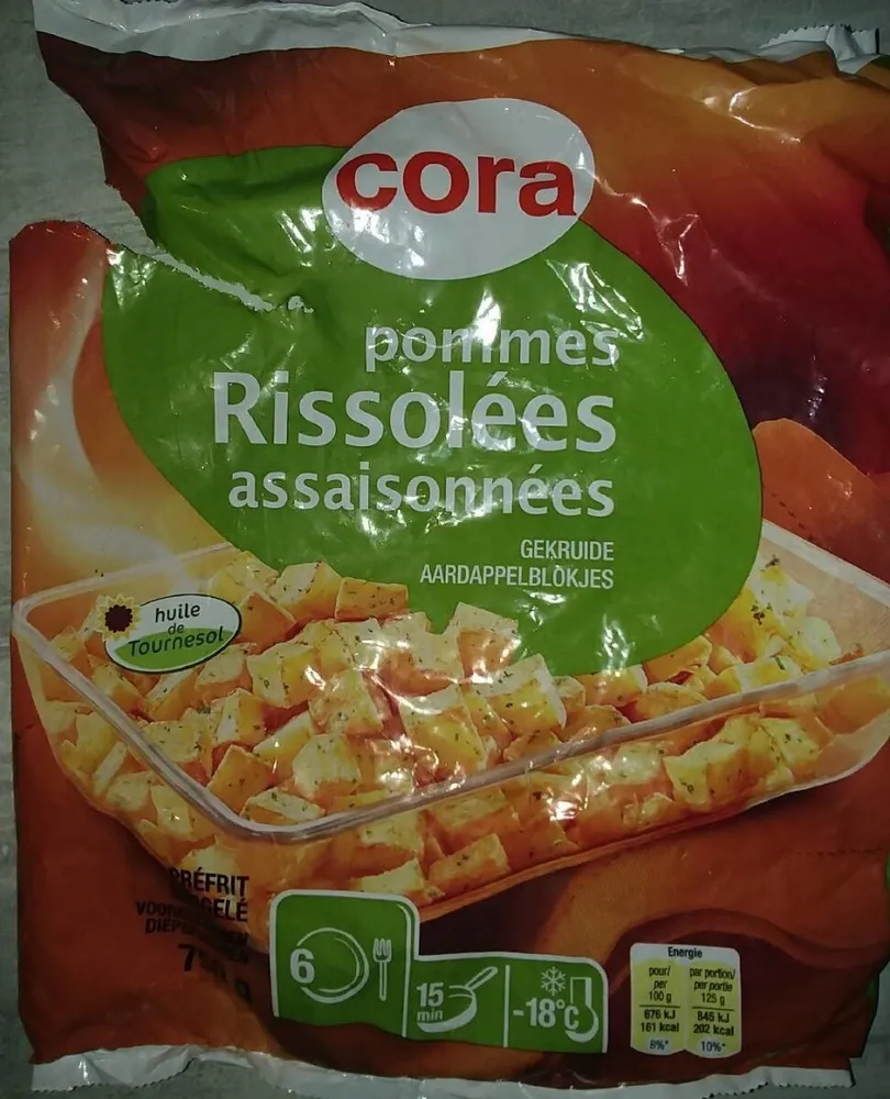 Pommes de Terre Rissolées et Asaisonnées