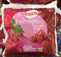 Framboises entières
