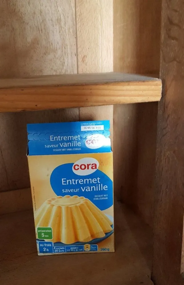Entremet saveur vanille