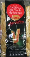 Fusili façonnés en moule de bronze dégustation