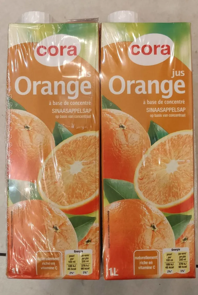 Jus D'orange à Base De Concentré cora