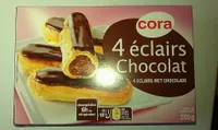 4 éclairs au chocolat