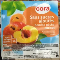 Sans sucres ajoutés Pomme Pêche Abricot
