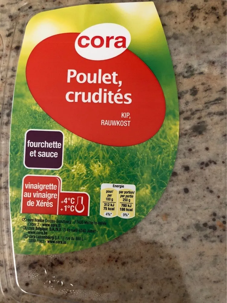 Salade Poulet Crudite
