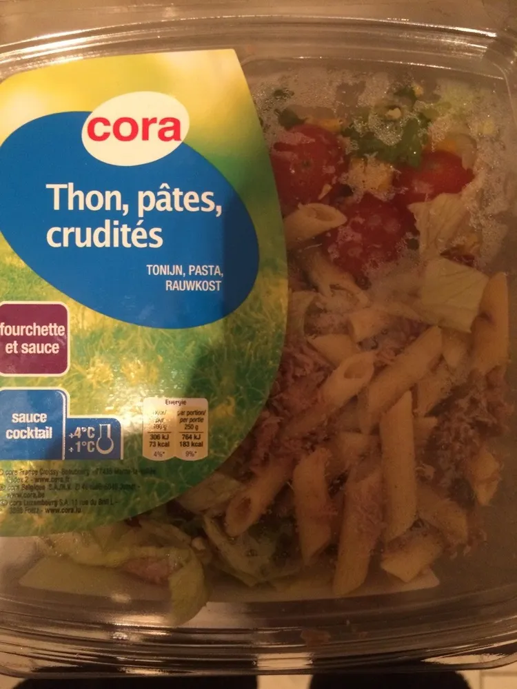 Salade: Thon, P Tes, Crudité, 350g