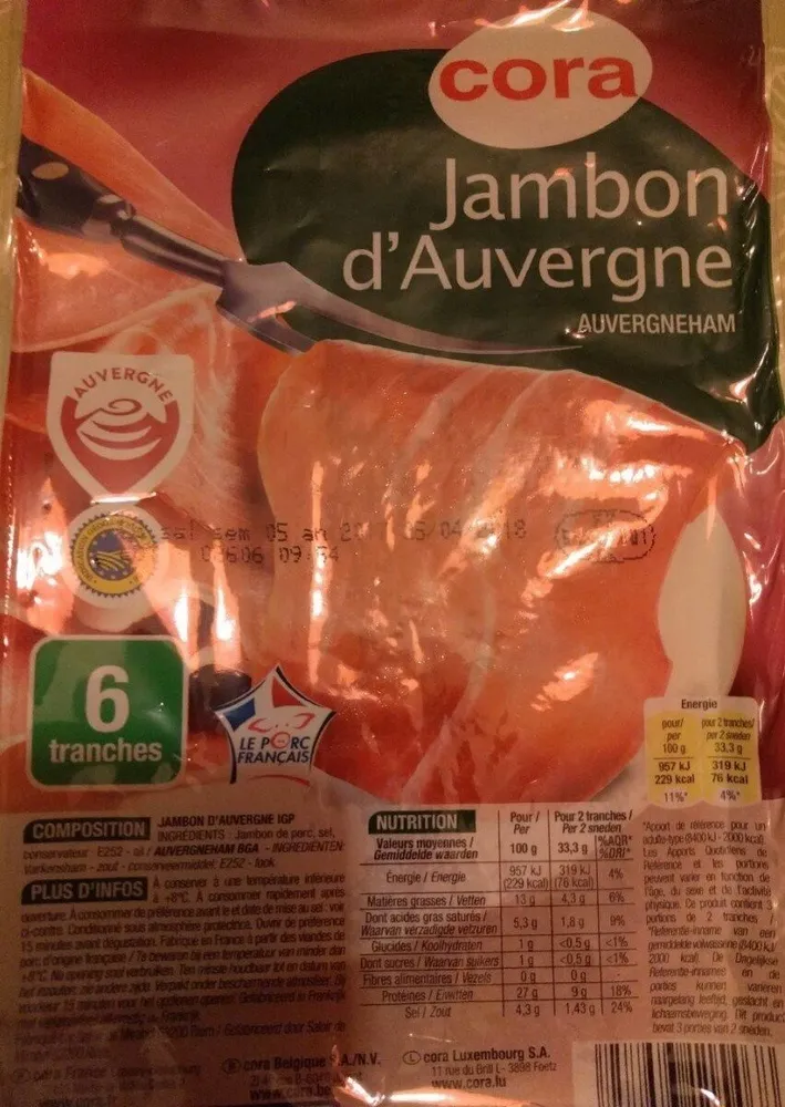 Jambon d'Auvergne