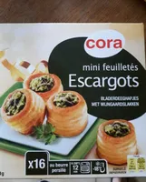 Mini feuilleté escargots