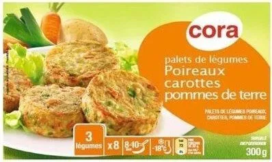 Palets de légumes - Poireaux, carottes, pommes de terre
