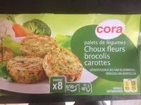 Palets de légumes Choux fleurs brocolis carottes