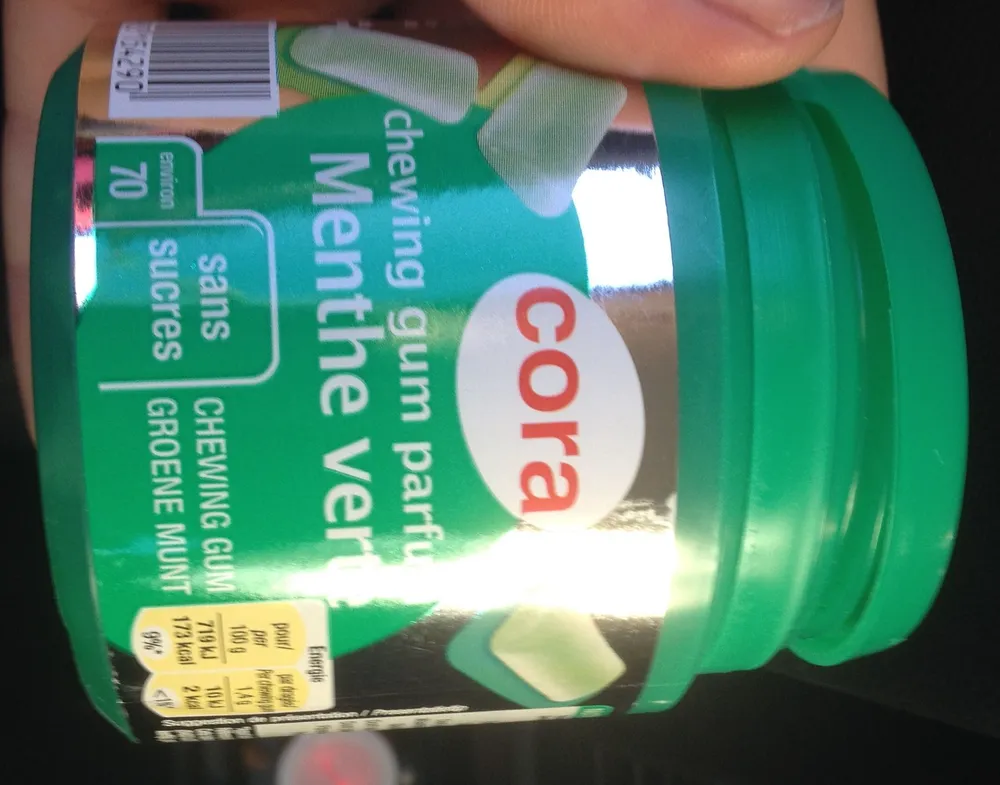 Chewing-gum menthe