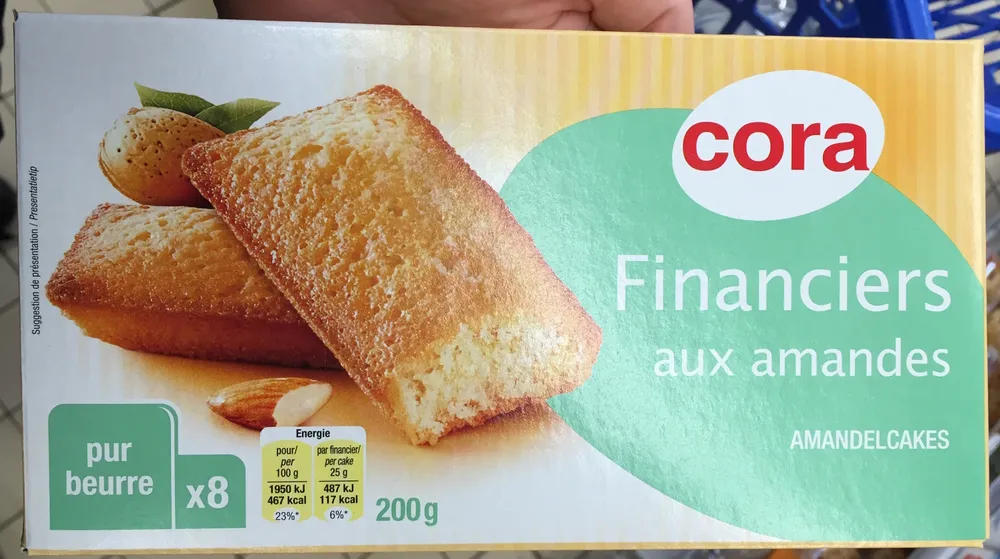 Financiers aux amandes pur beurre