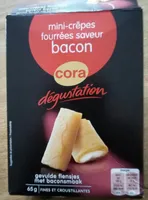 Mini-crêpes fourrées bacon