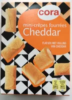 Mini-crêpes cheddar