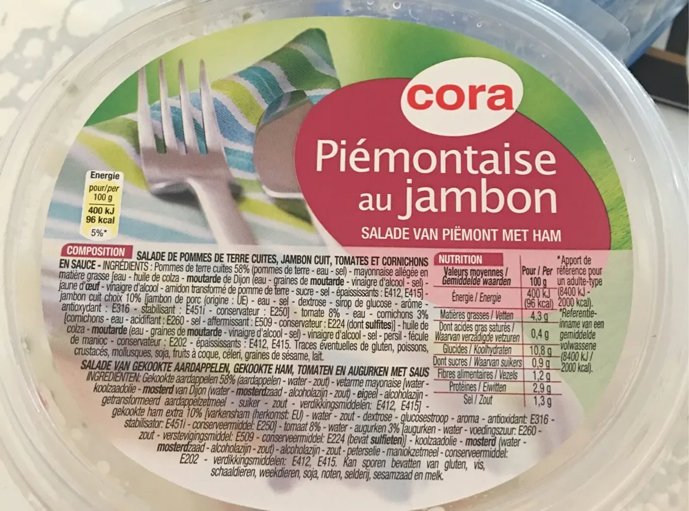 Piemontese au jambon