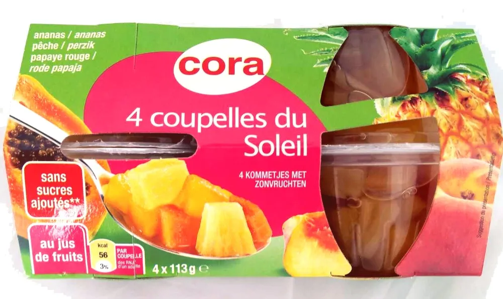 4 coupelles du Soleil