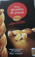 Flûte Gruyère et Pavot