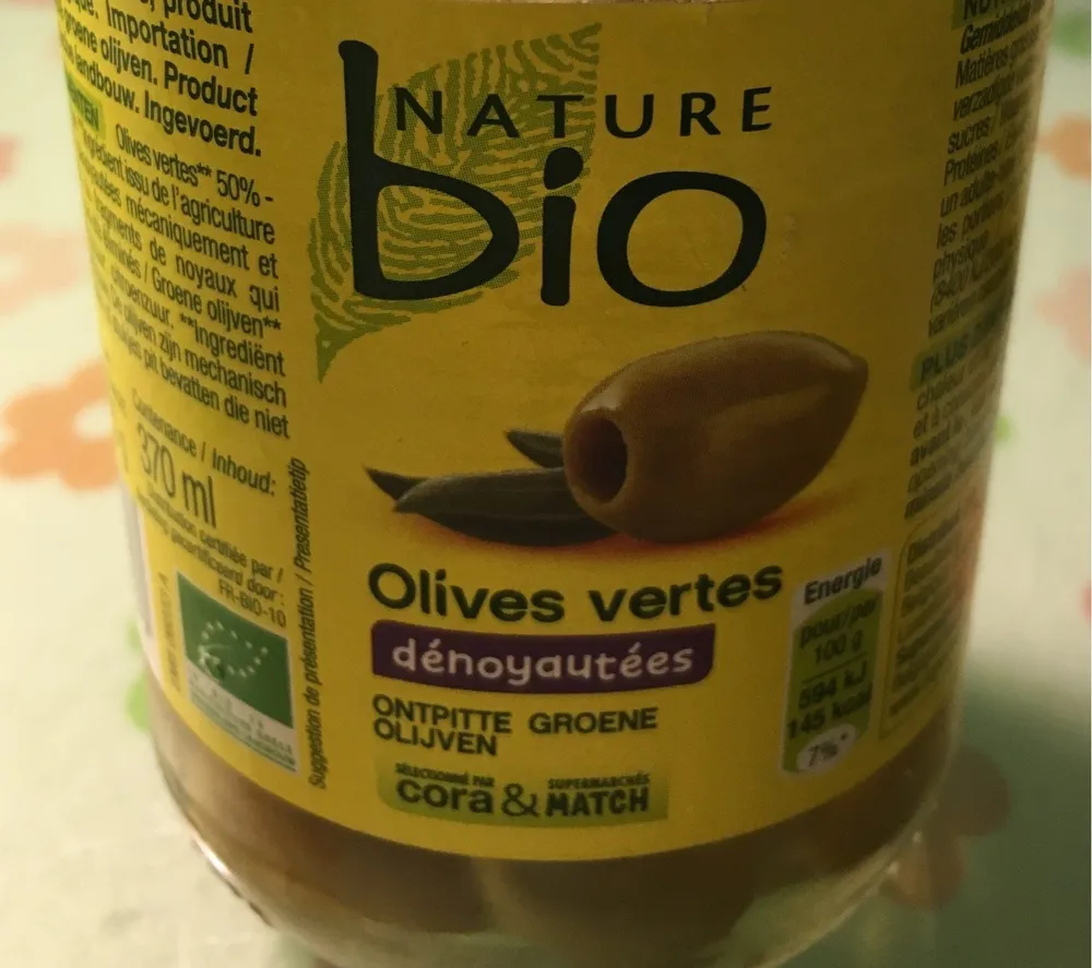 Olives Vertes Dénoyautées - Derniers Stocks