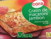 Gratin de macaroni au jambon, 900g