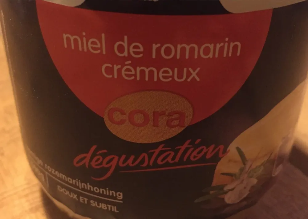 Miel de romarin cremeux