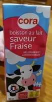Boisson au lait saveur fraise