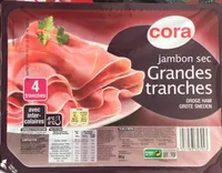 Jambon sec Grandes tranches