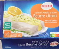 Colin d alaska sauce au beurre citron