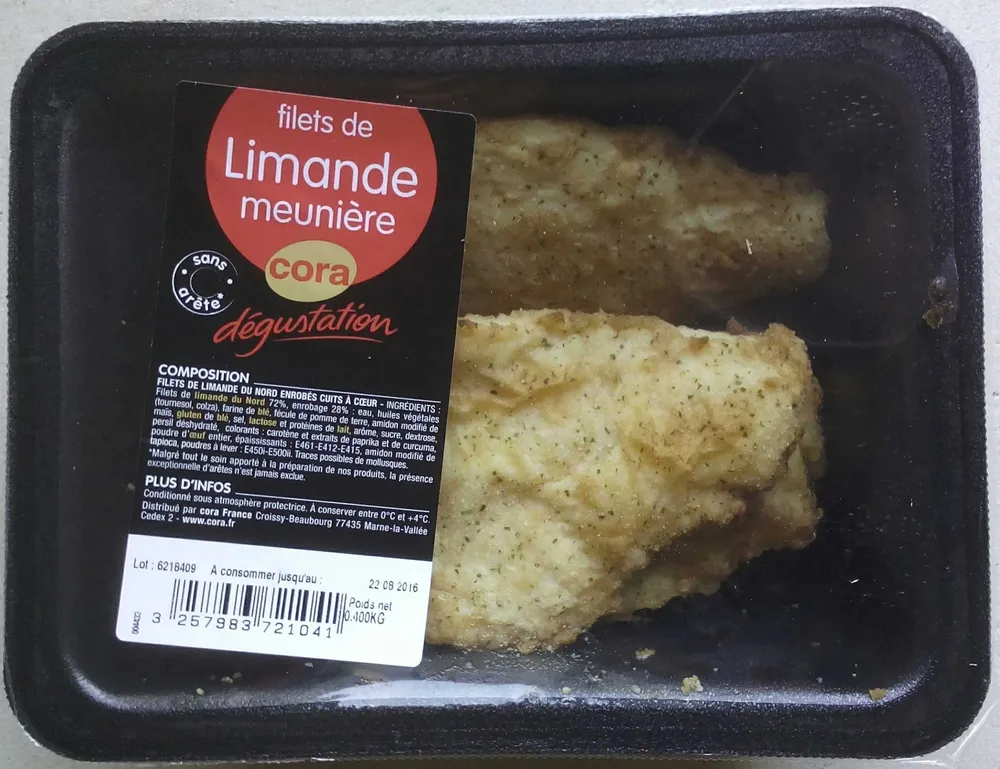 Filets de Limande Meunière