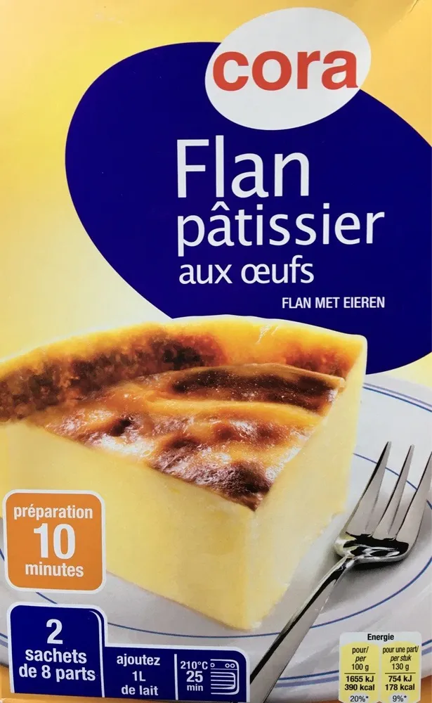Flan patissier aux oeufs