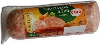 Saucisson ail biseau nature
