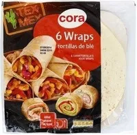 6 Tortillas de blé wraps