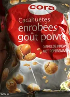 Cacahuètes enrobées goût poivre