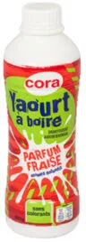 Yaourt à boire fraise
