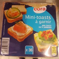 Mini toast à garnir x36, 80g