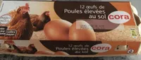 Oeufs de poules élevées au sol