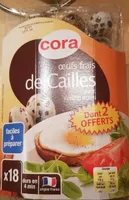 Oeufs frais de cailles