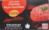 4 Steaks hachés de Charolais façon bouchère 15% MG
