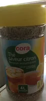 Thé saveur citron boisson instantanée