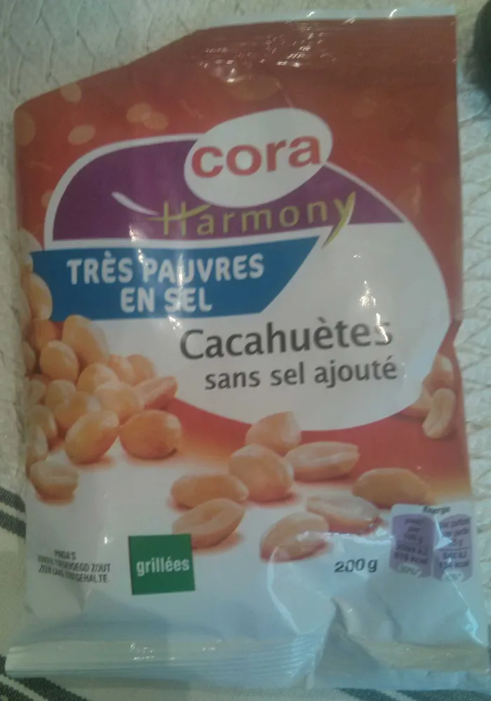 Harmony - Cacahuètes grillées sans sel ajouté