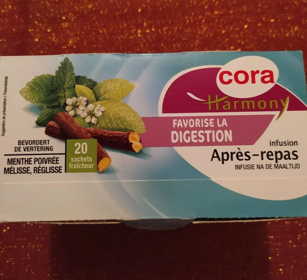 Harmony infusion après repas