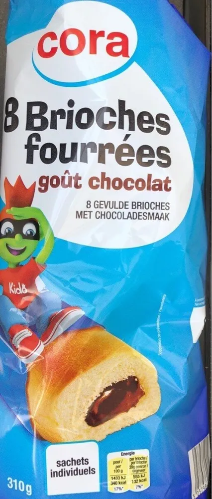 Brioche Fourrée Goût Chocolat