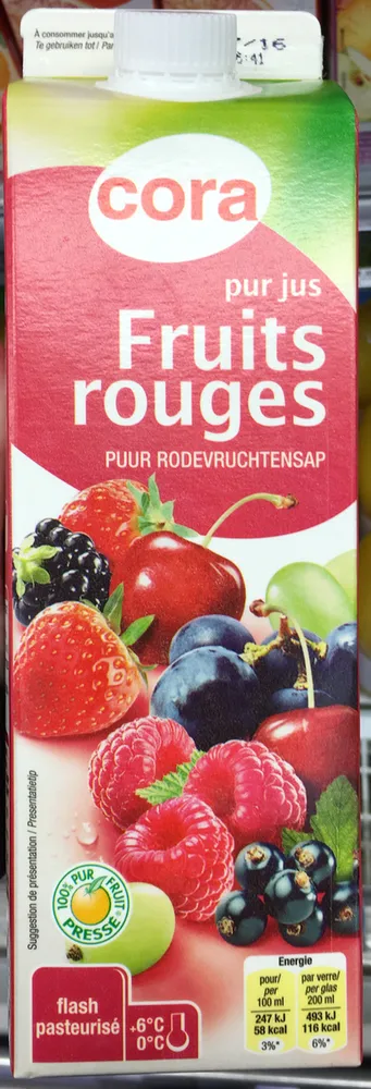 Pur jus Fruits rouges