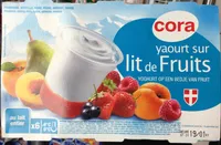 Yaourt sur lit de fruits