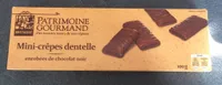 Mini-crêpes Dentelle Enrobées De Chocolat Noir