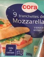 9 tranchettes de Mozzarella